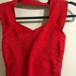 Holiday red bandage party mini dress XS Photo 6