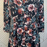 Lulus Such a Beauty Black Floral Button-Up Dress Photo 4