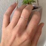 .925 Sterling Silver Minimalist Ring Photo 0