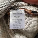 Show Me Your Mumu Sweater shiver shoulder coyote kitty knit Brown black M Photo 5