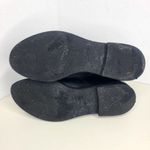 Nursace Womens Black Leather Slip On Rhinestone Ankle Boots Booties‎ Sz EU 37 Photo 6