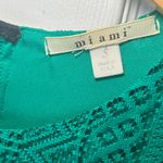 Anthropologie  Mi Ami Lace Sheath Dress Green Cap Sleeve Zipper Back Size Small Photo 1