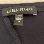 Eileen Fisher  Navy Blue Scoop Neck Keyhole Back Sheath Pull Over Dress Womens M Photo 4