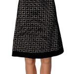 White House | Black Market A Line Black White Skirt WHBM ~Women's Size 00 Photo 1
