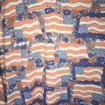 LuLaRoe Sweatshirt Jane Short Sleeves American Flag Casual Top Sz 3X NWT Photo 3