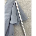 Lavetir Women's Formal Blue Short Sleeve Sheer Flutter Tie Back Size 16 Chiffon Photo 13