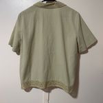 Koret Beige business top for women Floral Embroidery Tan Size 12 Photo 4