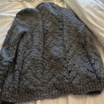 Calypso St. Barth  grey wool sweater cardigan open front Small Photo 7