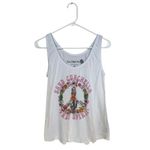 Sand Coachella Graphic Tank Top Size U White Photo 2