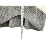 Polly & Esther Knit Sweater Size Large Black Grey White Color Block Boho Photo 2