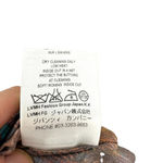 Givenchy  Vintage Peacock-Print Poet-Sleeve Blouse Silk Brown Size 34 US 2‎ Photo 12