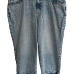 Lane Bryant flex magic waist mid rise wide leg denim jeans women’s 24 light wash Photo 0