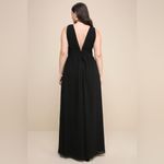 Lulus LULU’S Heavenly Hues Black Maxi Dress Photo 2