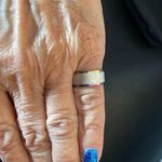 New size 5 Metallic pinky ring Photo 0