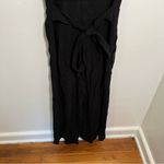 Anthropologie  Abbey Cropped Jumpsuit Black Photo 7