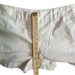 Ann Taylor  Loft Womens Size 8 White 4" Flat Front Casual Shorts Photo 5