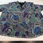 Maggie Barnes Colorful Floral Paisley Pullover 3/4 Sleeve Blouse Size 5X Photo 6