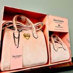 Juicy Couture Mommy & Me Bag Set NWT | Pink Velour Matching Handbags Gift Set Photo 0