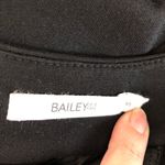 Bailey 44 Black Draped Front V-Neck Dress Size S Photo 5