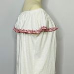 J.Crew Rose Off The Shoulder Embroidered Top XXL Photo 5