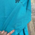 PINK - Victoria's Secret  Aqua Blue Crewneck Long Sleeve Sweater XS Photo 5