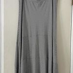 Chicos Traveler Stripe Midi Skirt Sz XL Black Photo 0