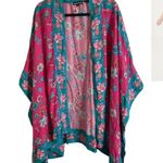 VINTAGE Tolani Collection Women's Kimono Floral Multicolor 3X Bohemian 90s Pink Photo 10