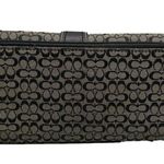 Coach Vintage  y2k Soho Black and Gray Signature Canvas Wallet Photo 1
