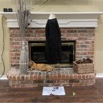 BLANK NYC NWT  drape front black coat / M Photo 6