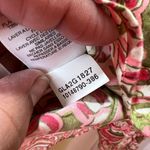 Jones New York Pink & Green Paisley Print Blouse 3/4 Sleeve Professional Top-M Photo 7