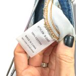 LIT2 Y2K Light Wash Distressed High Slit Midi Festival Coachella Denim Skirt Blue Photo 6