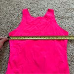 Aerie Smoothez By  Womens Pink Bodysuit Size Large Seamless Racerback High Neck Photo 4