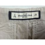Abercrombie & Fitch Beige Gold Metallic Cut Off Shorts Glam Festival 2/26 Photo 1