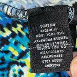 New Directions Royal Aztec Print Maxi Skirt Green Size L Photo 5