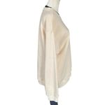 Style & Denim women's large cream color layered look crew neck sweatshirt Photo 2