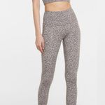 Varley High-Rise Neutral Taupe Animal Print Leopard Cheetah Leggings Size XS Photo 0
