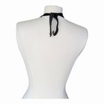 Handmade Velvet Ribbon Choker Square Lucite Beads Bracelet & Earrings Extra Bead Black Photo 6