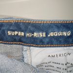 American Eagle  Medium Wash Next Level Stretch Super Hi Rise Jegging Jeans Photo 4