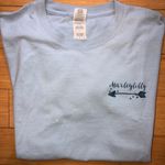 MarleyLilly Land of the Free USA Feather T-Shirt Sz L Photo 2