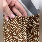 House of Harlow Linen Brown Palm Mini Dress - Size S Photo 8