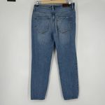 ALLSAINTS  April Jeans Cropped Ripped Straight Leg Medium Wash Distressed Size 29 Photo 4