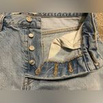 Marc Jacobs Women’s Marc by Distressed Icon Denim Skirt Cloud Blue Size 30 Photo 3