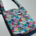 Vera Bradley Red and Blue Crossbody Bag with Floral Design Photo 8
