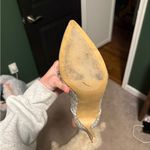 Steve Madden Winona 9.5 Silver Studded Rhinestone High Heel Ankle Boots Photo 2