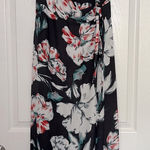 Philosophy  Black and White Floral Maxi Dress Women’s ‎ 8 Boho Vacation Resort Photo 0