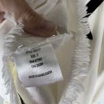 Elan  Denim‎ Jean Jacket Embroidered Rock And Roll Fringe Trim Boho Hippie Size S Photo 8