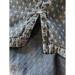 Erika  Collection  Blue Denim  Mini  Short Sleeve Cotton Women’s Dress Size M Photo 5