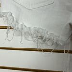 Pistola Sz 30 White High Rise Cut off Denim Shorts Frayed Distressed Photo 4