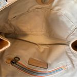 See By Chloe Authentic  leather shoulder bag d-ring striped peach gold boho tote Photo 5