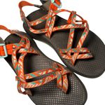 Chacos Chaco Women's ZX/2 Classic Tunnel Tango straps orange blue women’s 9 sandals Photo 5
